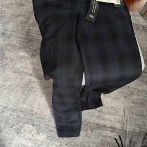 Liverpool Women's Black Plaid Cropped Pants